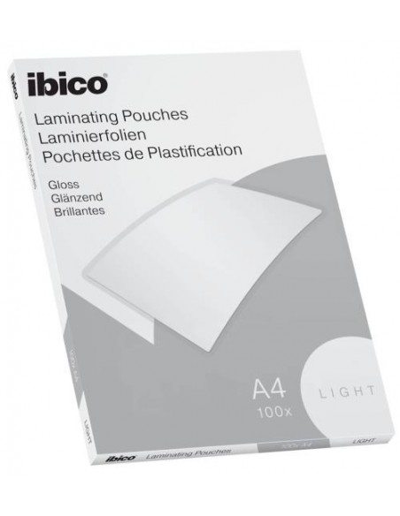 Žepki za plastificiranje IBICO Basic Light, A4, 75mic, 100/1