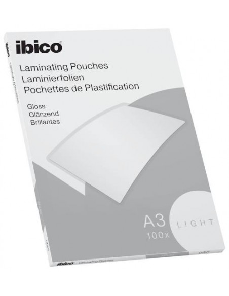 Žepki za plastificiranje IBICO Basic Light, A3, 75mic, 100/1