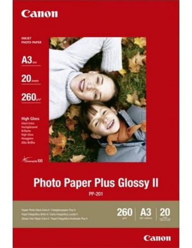 Papir Canon PP-201, A3, 20L, 260g/m2, High Gloss