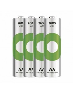 Baterija polnilna GP 2600mAh Ni-MH AA, 4 pack