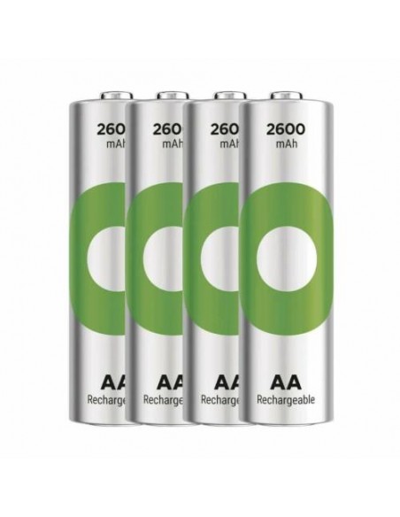 Baterija polnilna GP 2600mAh Ni-MH AA, 4 pack