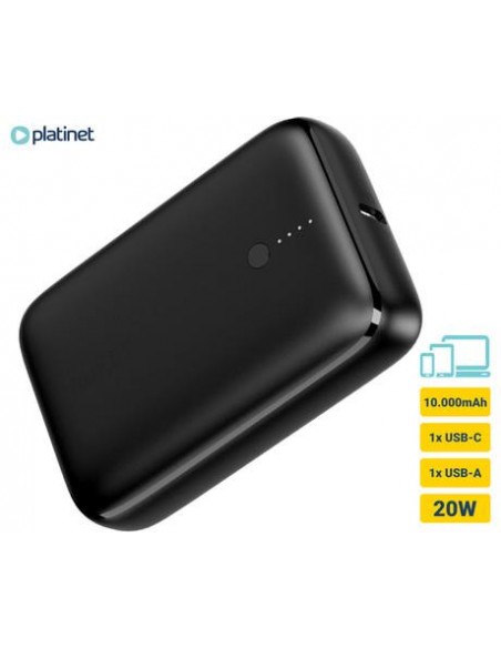 Prenosna baterija Platinet PMPB10DL104B, 10.000mAh