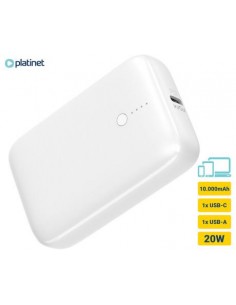 Prenosna baterija Platinet PMPB10DL104W, 10.000mAh