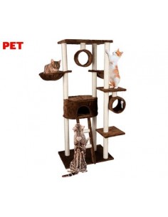 Mačje drevo in praskalnik za mačke Pet Toys, 165x50x70cm