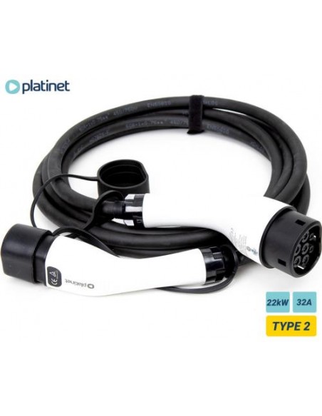 Polnilni kabel za električne avtomobile Platinet PEVC22KW5B