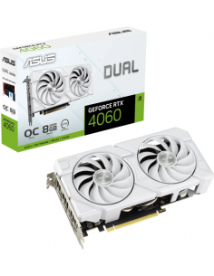 Grafična kartica Asus RTX4060 EVO White OC (DUAL-RTX4060-O8G-EVO-WHITE) 8GB GDDR6