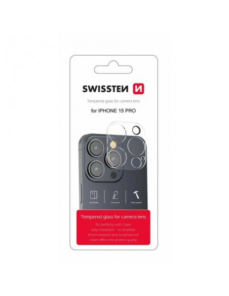 Zaščita za kamero Swissten (94500110) za iPhone 15 Pro
