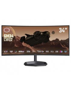 Monitor Cooler Master 34"/87cm GM34-CWQ2, 3440x1440, 180Hz, 4000:1, 320 cd/m2, 0.5ms