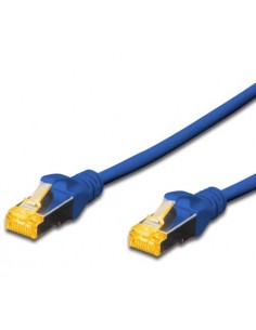 Priključni kabel SFTP C6 RJ45 3m, moder, Digitus Lsoh