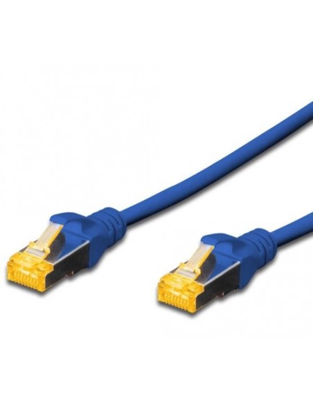 Priključni kabel SFTP C6 RJ45 3m, moder, Digitus Lsoh