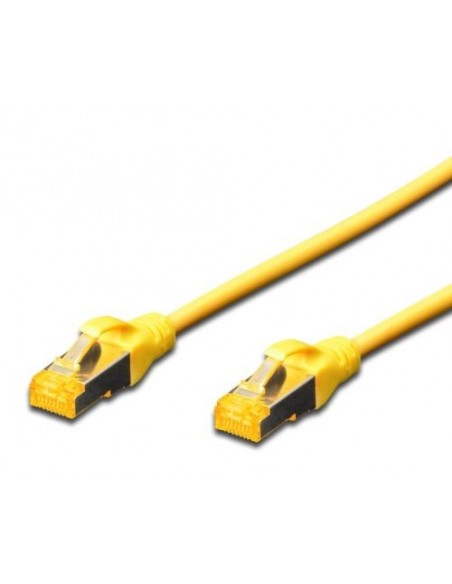 Priključni kabel SFTP C6 RJ45 3m, rumen, Digitus Lsoh