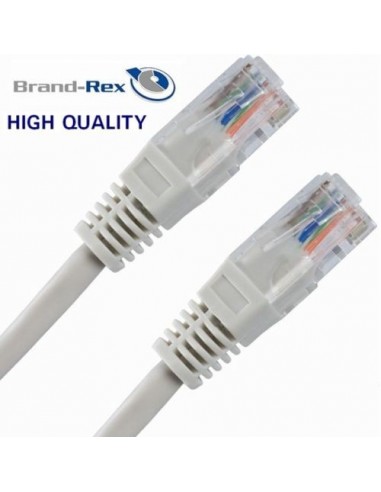 UTP priključni kabel C6 RJ45 1,5m siv, Brand-Rex Lsoh