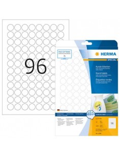 Etikete Herma Superprint Removables, fi 20 mm