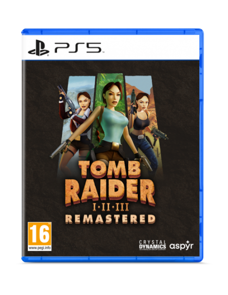 Tomb Raider I-III Remastered Starring Lara Croft (Playstation 5)