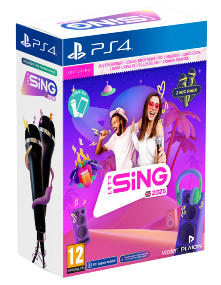 Let's Sing 2025 - Double Mic Bundle (Playstation 4)