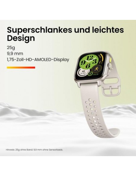 Pametna ura Amazfit Cheetah, šampanjec