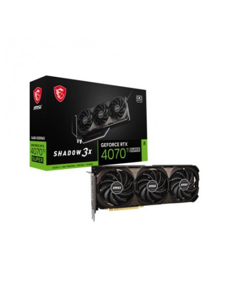Grafična kartica MSI RTX4070Ti SHADOW 3X OC (V513-845R) 16GB GDDR6X