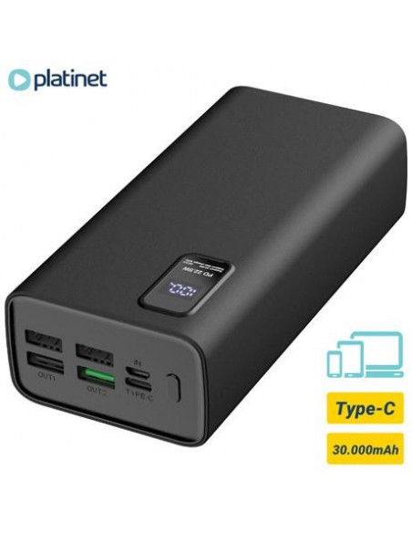 Prenosna baterija Platinet 30.000mAh
