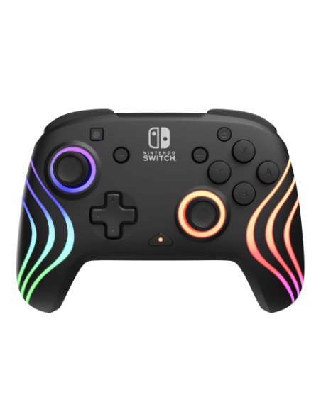 Igralni plošček PDP Nintendo Switch AFTERGLOW WAVE - ČRN