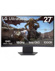 Monitor LG 27"/68cm 27GS60QC-B, 2560x1440, 180Hz, 300cd/m2, 3000:1, 1ms