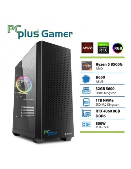 PC PCplus Gamer (147015) R5 8500G 32GB 1TB SSD GeForce RTX 4060 8GB
