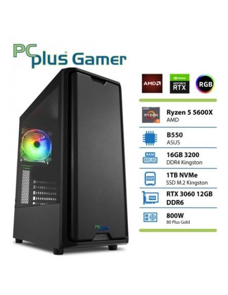 PC PCplus Gamer (147053) R5 5600X 16GB 1TB SSD GeForce RTX 3060 12GB