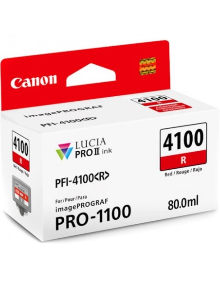 Canon kartuša PFI-4100 red za PRO-1100 (80 ml)