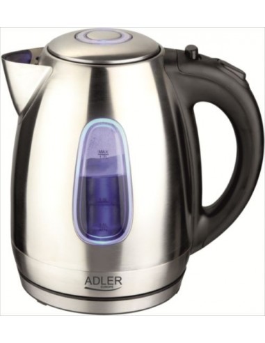 Grelnik vode Adler AD 1223, 1.7l, 2200W, jeklo