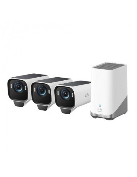 Videonadzorni komplet Anker Eufy Security eufyCam S3 Pro komplet 3 kamere + baza (T88933W1)