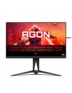 Monitor AOC 27"/68cm AG275QZN, 2560x1440, 240Hz, 3000:1, 400 cd/m2, 1ms