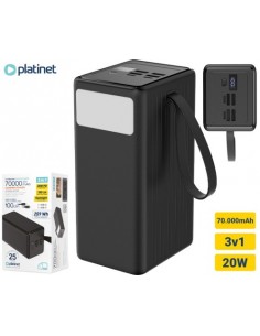Prenosna baterija Platinet PMPB7020, 70.000mAh