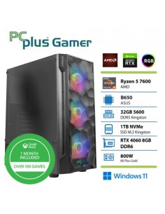 PC PCplus Gamer (147147) R5 7600 32GB 1TB NVMe SSD RTX 4060 8GB Windows 11