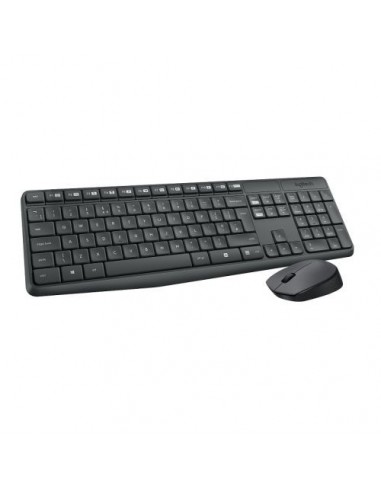 Tipkovnica + miška Logitech MK235 Wireless Keyboard and Mouse (920-008031), USB, SLO