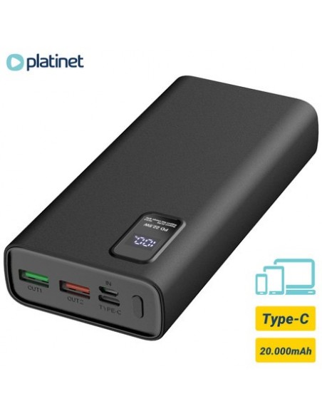 Prenosna baterija Platinet 20.000mAh