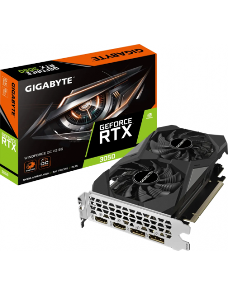 Grafična kartica Gigabyte RTX3050 WINDFORCE OC V2 (GV-N3050WF2OCV2-6GD) 6GB GDDR6