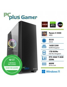 PC PCplus Gamer (147322) R5 5500 16GB 1TB NVMe SSD RTX 4060 Ti 8GB DDR6 RGB Windows 11