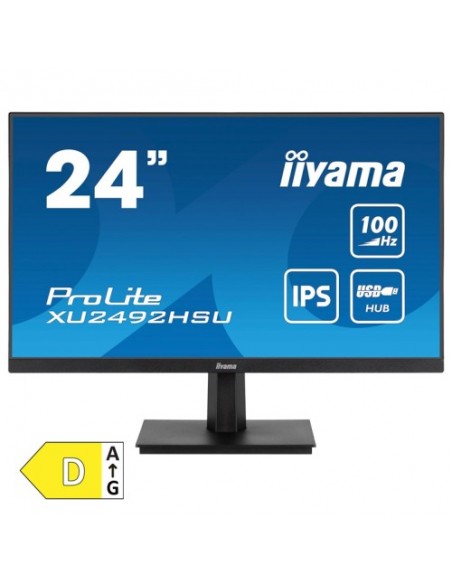Monitor IIYAMA 23.8"/60.5cm XU2492HSU-B6, 1920x1080, 100Hz, 1300:1, 250 cd/m2, 4ms