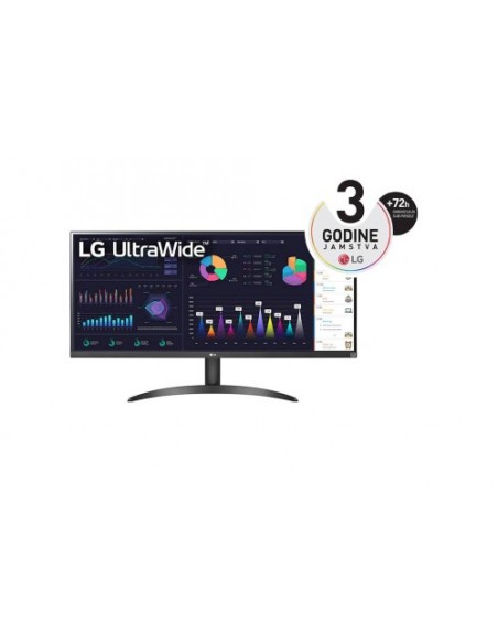 Monitor LG 34"/86cm 34WQ500-B, 2560x1080, 100Hz, 400cd/m2, 5ms