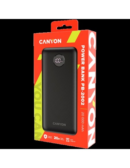 Prenosna baterija Canyon CNS-CPB2002B, 20.000mAh