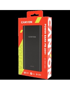 Prenosna baterija Canyon CNE-CPB2001B, 20.000mAh