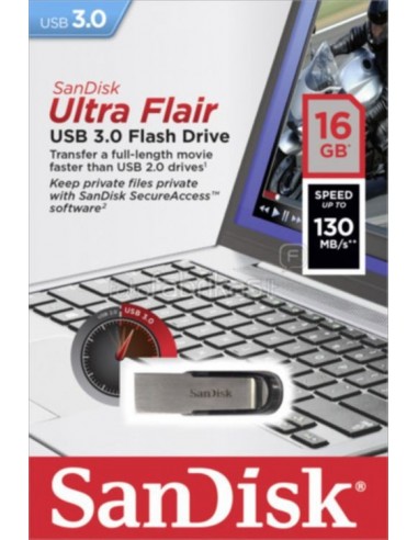 USB disk 16GB SanDisk Ultra Flair (SDCZ73-016G-G46) USB3.0