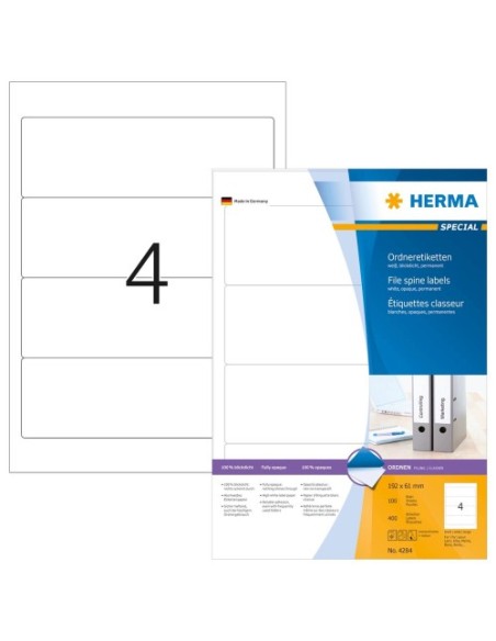 Etikete Herma Superprint Premium, 192x61 mm