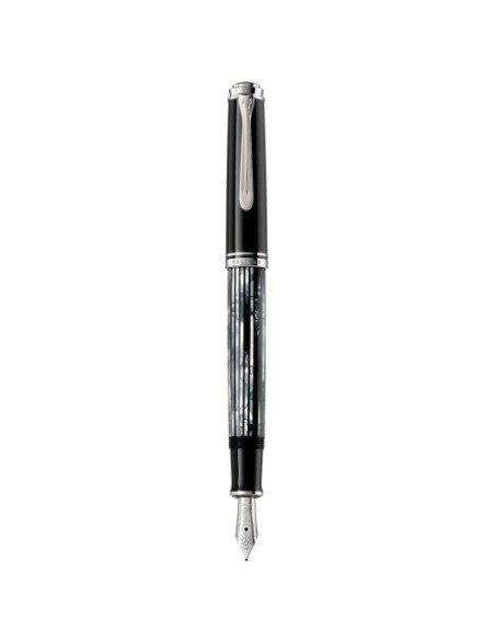Nalivno pero Pelikan Souverän M605, črn, F konica