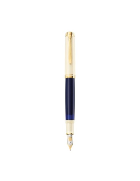 Nalivno pero Pelikan Souverän M800, cream-blue, F konica