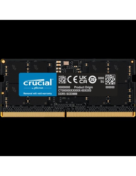 RAM SODIMM DDR5 64GB 5600MHz Crucial (CT64G56C46S5)