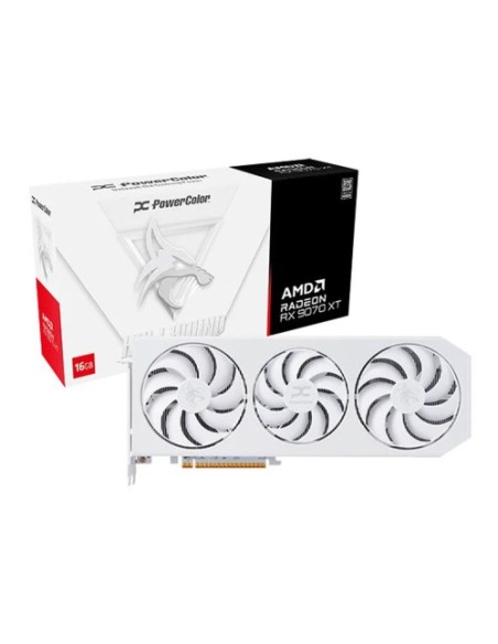 Grafična kartica PowerColor RX9070 XT Hellhound Spectral (RX9070XT 16G-L/OC/WHITE)