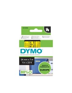 Dymo D1 trak SO720980 24mm, črna na rumeni