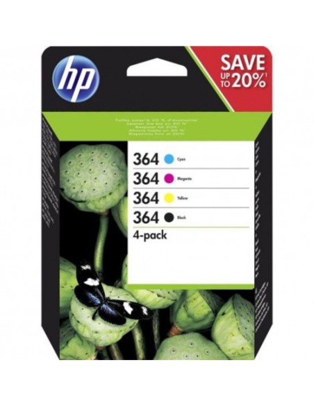 HP komplet kartuš 364 (Bl+C+M+Y) N9J73AE