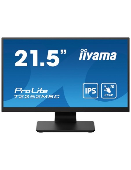 Monitor IIYAMA 21.5"/55cm T2252MSC-B2, 1920x1080, 1000:1, 250 cd/m2, 5ms