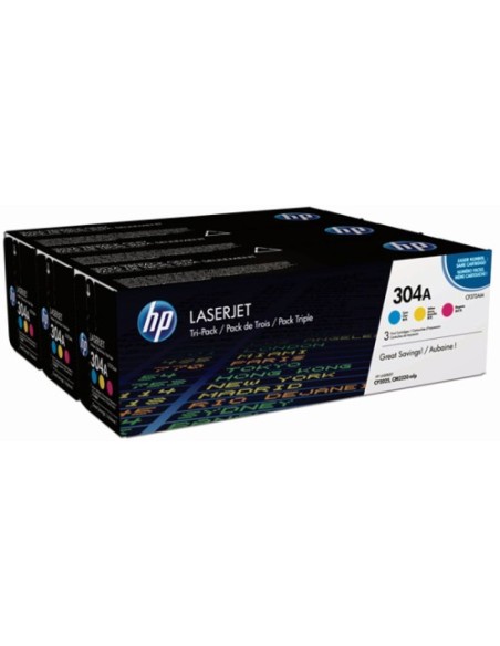 HP komplet tonerjev 304A c/m/y
